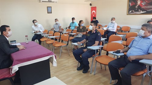 Afet Bölgelerine Yardım Koordinasyon Toplantısı Yapıldı